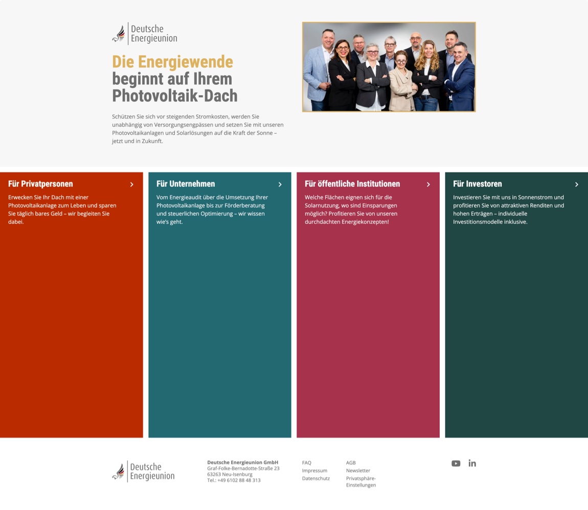 Deutsche Energieunion Startseite